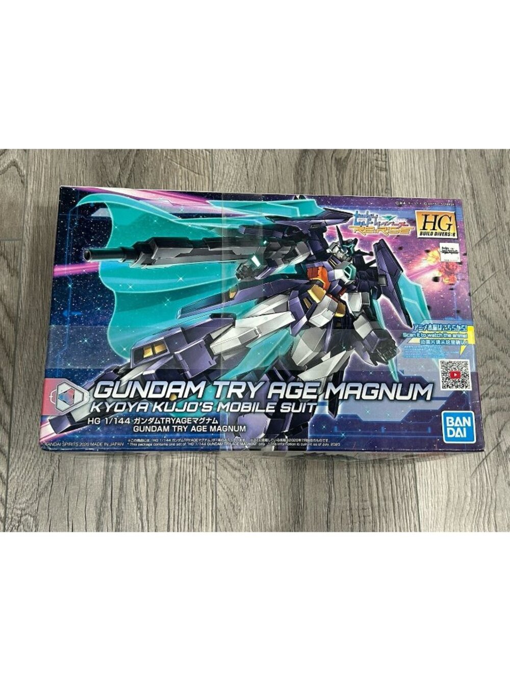 Bandai HGBD Re:Rise Gundam Try Age Magnum Kyoya Kujo's Mobile Suit Model Kit
